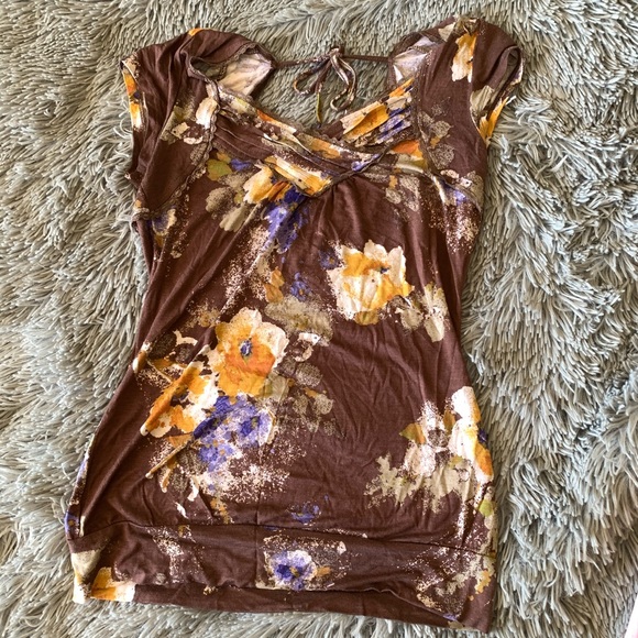 American Rag Tops - AMERICAN RAG floral top